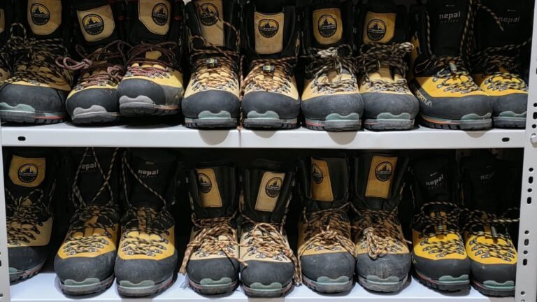 Mountaineering boots for mountain gear rental in Machachi, Ecuador