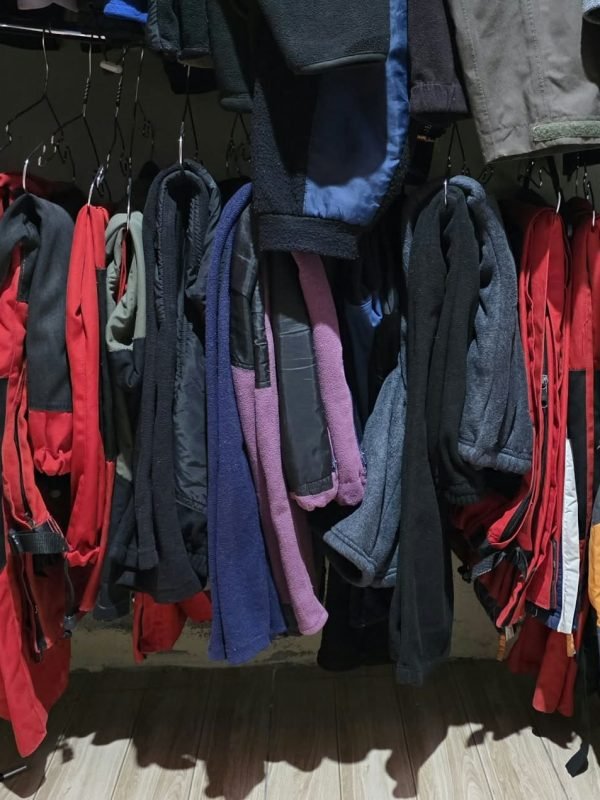 Climbing harnesses available for rent in Machachi, Ecuador